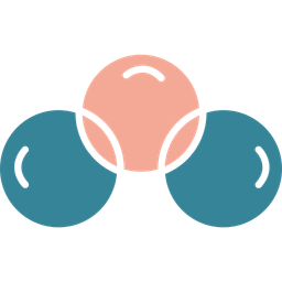 Venn Diagram Overlap Graphic Design Icon