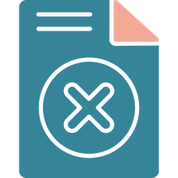 Cancel File  Icon