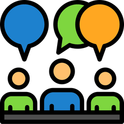 Chat Bubble For Networking Conversations  Icon