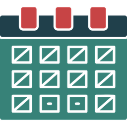 Calendar With Event Date  Icon