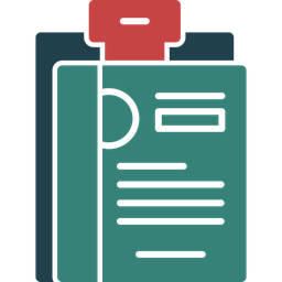 Clipboard With Resume  Icon