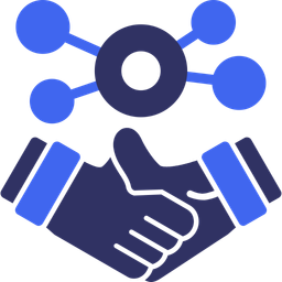 Business Handshake For Networking  Icon