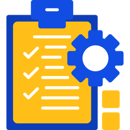 Lista de verificación que indica la preparación  Icono