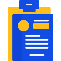 Clipboard With Resume  Icon