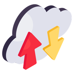 Cloud Data Transfer  Icon