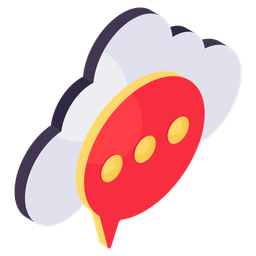 Cloud Chatting  Icon