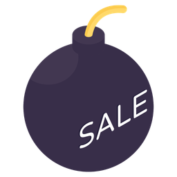 Bomb Sale  Icon