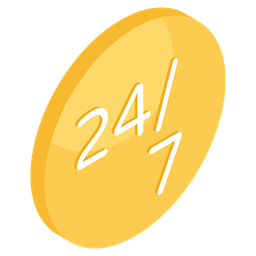 24/7Hr Service  Icon