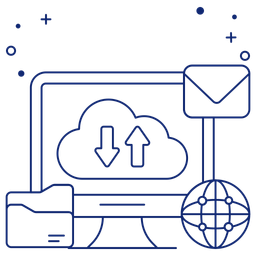 Cloud Data Transfer  Icon