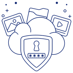 Cloud Security  Icon