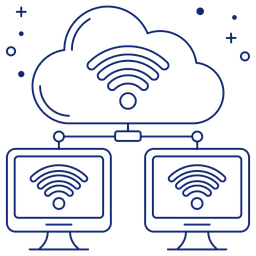 Cloud Connected Device  Icon