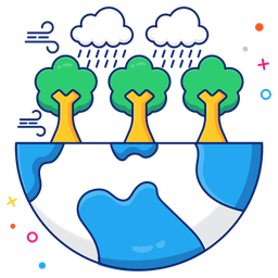 Forest Rainfall  Icon