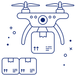 Drone Delivery  Icon