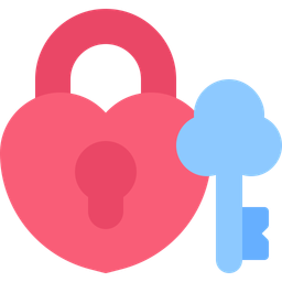 Heart lock  Icon