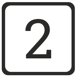 2 Number  Icon