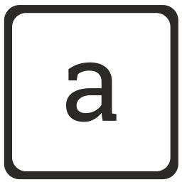 Um alfabeto  Ícone