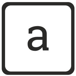 A Alphabet  Icon