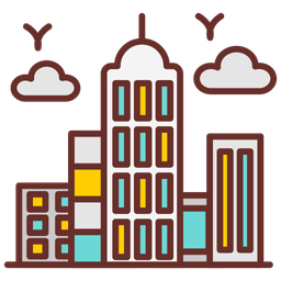 City buildings  Icon