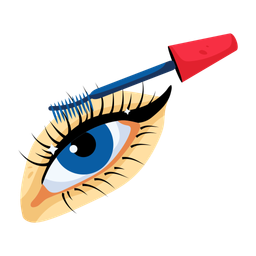 Applying Mascara  Icon