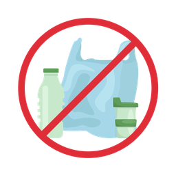 No plastic bag  Icon