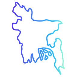 Bangladesh map  Icon