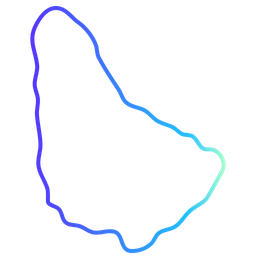 Barbados map  Icon