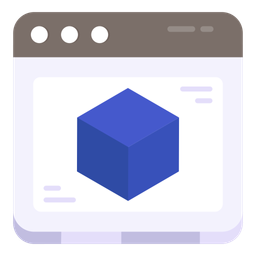 3d Cube  Icon