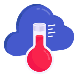 Cloud Temperature  Icon