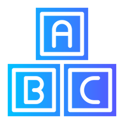 Abc block  Icon