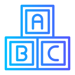 Bloco abc  Ícone