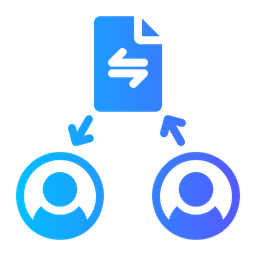 Transferencia de datos  Icono