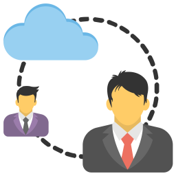 Business Community Cloud  Icon