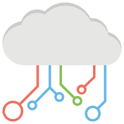 Serviço de compartilhamento em nuvem  Ícone