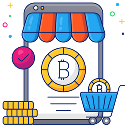 Compras de bitcoins  Ícone