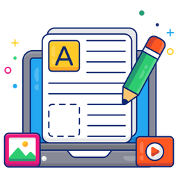 Online Article Writing  Icon