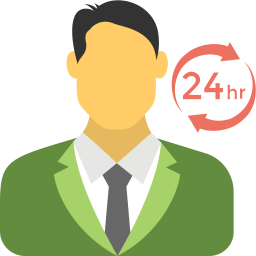 24 Hours Service  Icon