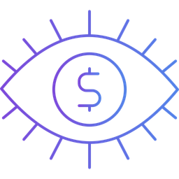 Dollar Eye  Icon