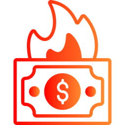 Burning Money  Icon