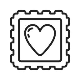 Charity Stamp  Icon