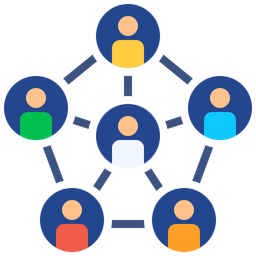 Comunidade-rede social-colaboração-conexão pessoas-cultura-globalização  Ícone