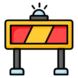 Construction Barrier  Icon