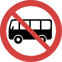 Bus not allowed  Icon