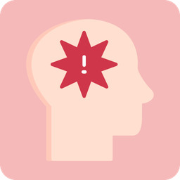 Panic Brain Mind Icon