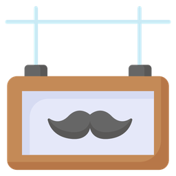 Barbershop Salon Bord Icon
