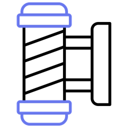 Poste de barbeiro  Ícone