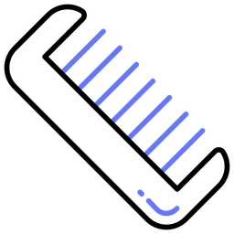Pente de cabelo  Ícone