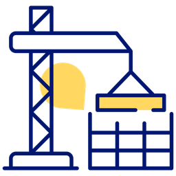 Guindaste de construção  Ícone