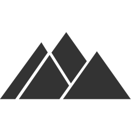 La montaña tiene muchos picos.  Icono