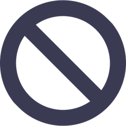 No entry  Icon