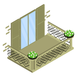 Mesh balcony  Icon